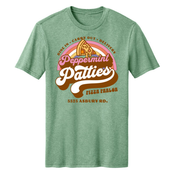 Peppermint Patties Pizza Parlor Throwback T-Shirt Thumbnail