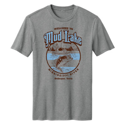 Mud Lake, Dubuque, Iowa Throwback T-Shirt Thumbnail