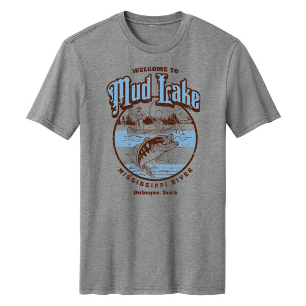 Mud Lake, Dubuque, Iowa Throwback T-Shirt Thumbnail