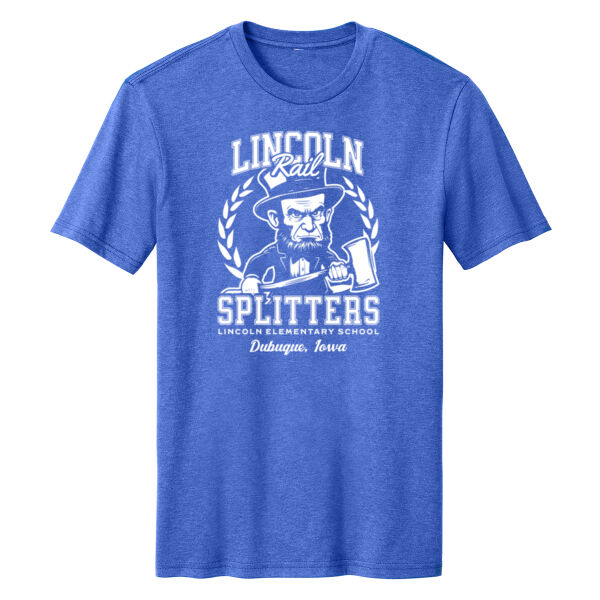 Lincoln Elementary School Rail Splitters Throwback T-Shirt Thumbnail