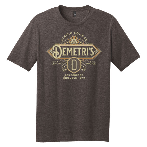 Demetri's Restaurant & Viking Lounge Throwback T-Shirt Thumbnail