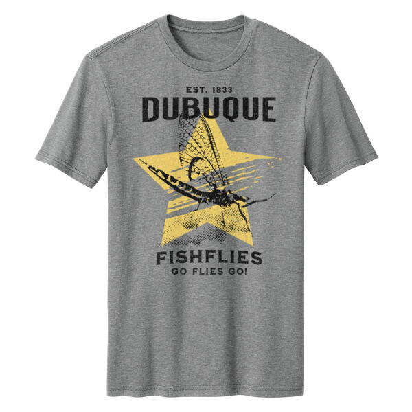 GO FLIES GO Fish Fly Sports Throwback T-Shirt Thumbnail
