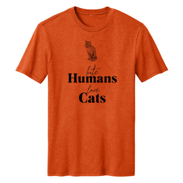 Hate Humans Love Cats T-Shirt Thumbnail