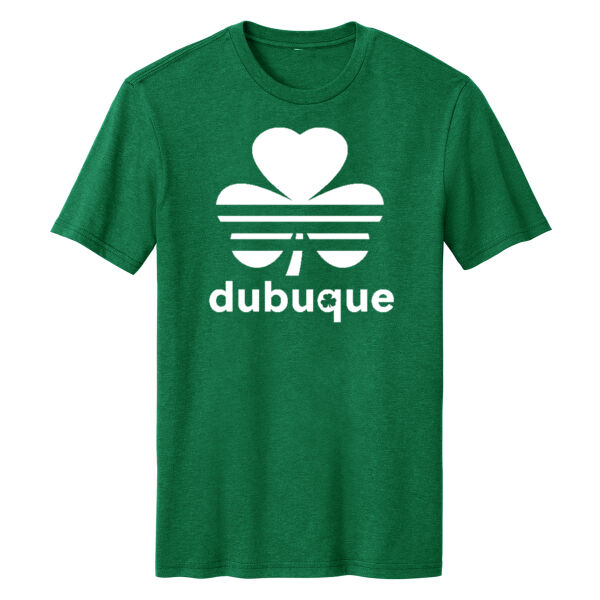 Dubuque St. Pat's Clover Throwback T-Shirt Thumbnail