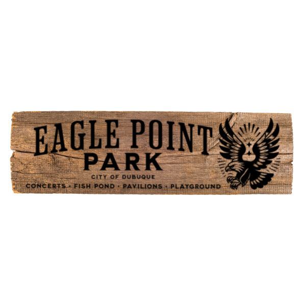 Eagle Point Park Engraved Vintage Sign Thumbnail