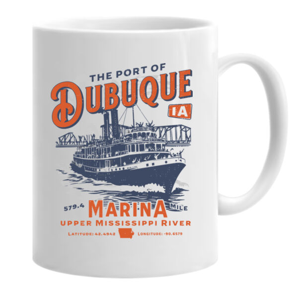 Port of Dubuque Marina 15oz. Ceramic Mug Thumbnail