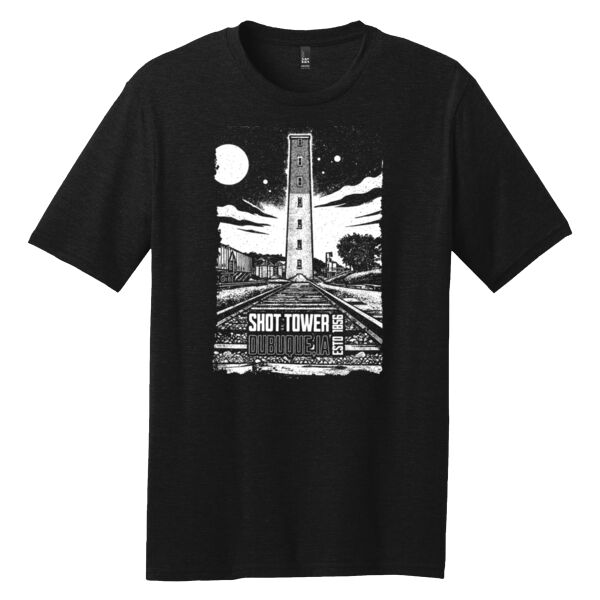 Dubuque Shot Tower Retro T-Shirt Thumbnail