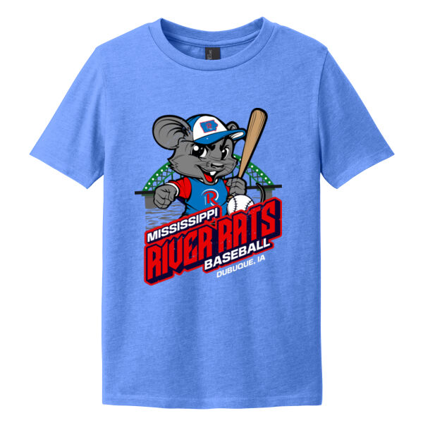 River Rats Lil Mascot Baseball Youth Comfort Tee Thumbnail