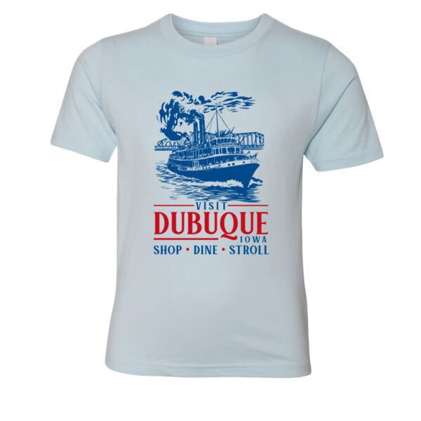 Visit Dubuque, Iowa Youth Girls Comfort Tee Thumbnail
