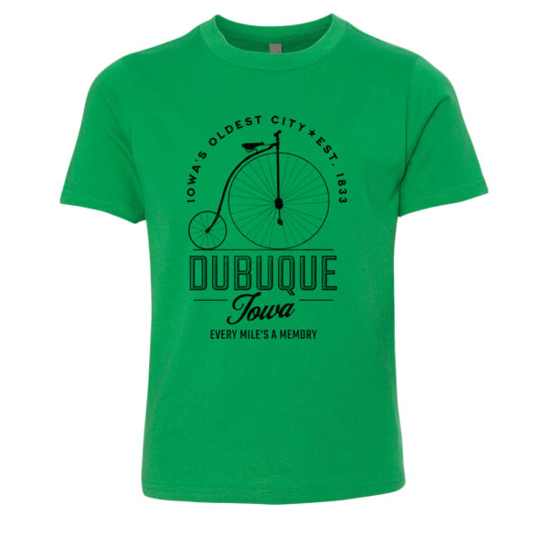 Bike Dubuque, Every Mile A Memory Youth Comfort Tee Thumbnail