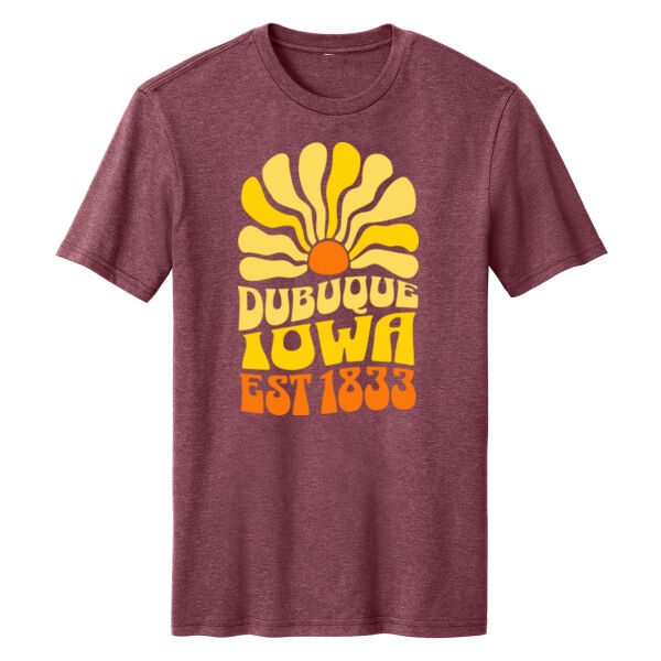 Dubuque, Iowa Sun Flower Vintage Tee Thumbnail
