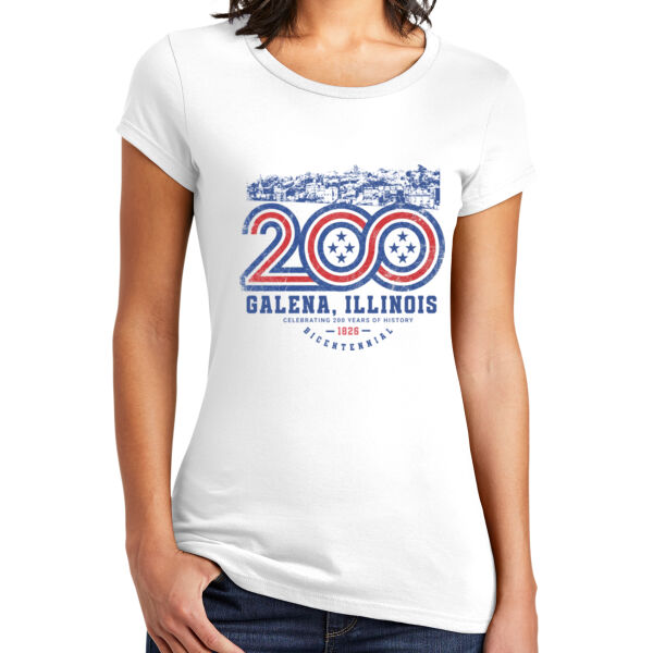 Galena, Illinois,  200 Year Bicentenial Celebration Women's Fitted T-Shirt Thumbnail