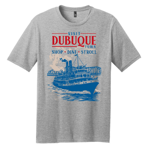 Visit Dubuque, Iowa - Shop - Dine - Stroll Adult T-Shirt Thumbnail
