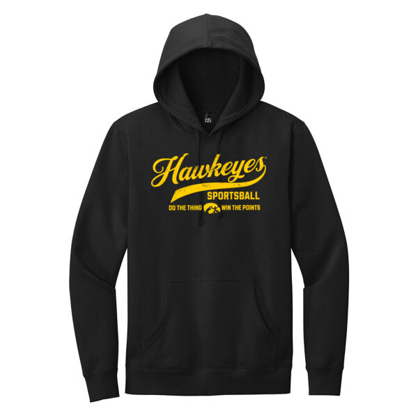 Hawkeyes Sportsball Fleece Black Hoodie Thumbnail