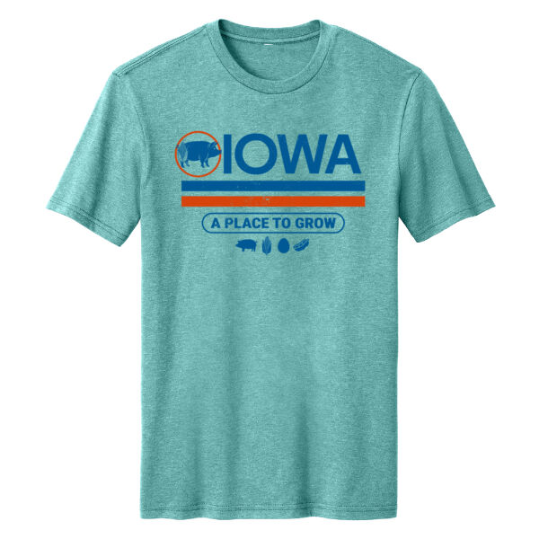 IOWA: A Place To Grow Retro T-Shirt Thumbnail