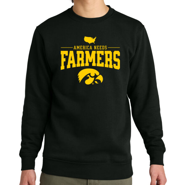 ANF Iowa Hawkeyes America Needs Farmers Crewneck Thumbnail