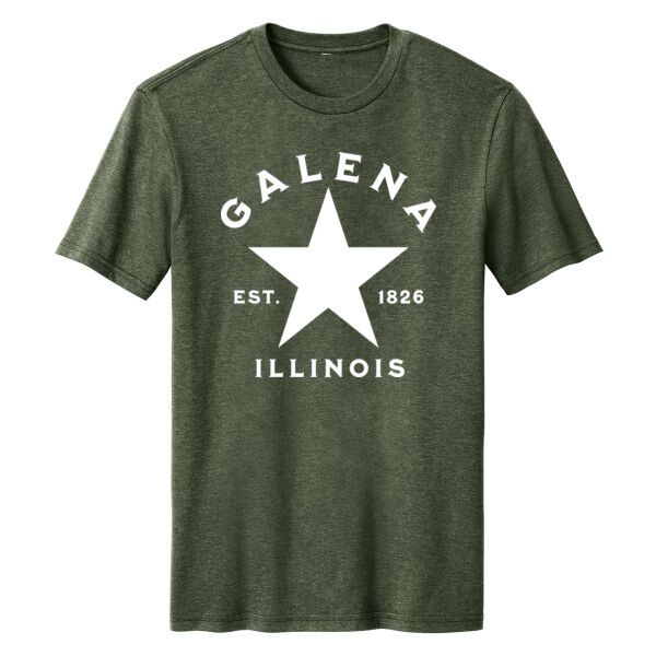 Galena, Illinois Est. Star Retro T-Shirt Thumbnail