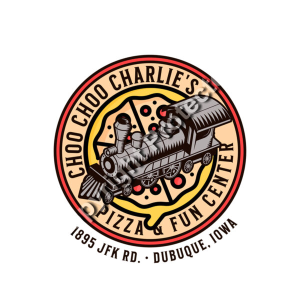 Classic Train Locomotive   Circle Badge Thumbnail