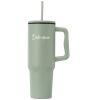 40 oz. Stainless Steel Tumbler with Plastic Liner and Straw Thumbnail