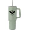 40 oz. Stainless Steel Tumbler with Plastic Liner and Straw Thumbnail