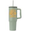 40 oz. Stainless Steel Tumbler with Plastic Liner and Straw Thumbnail