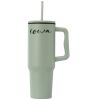 40 oz. Stainless Steel Tumbler with Plastic Liner and Straw Thumbnail