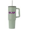 40 oz. Stainless Steel Tumbler with Plastic Liner and Straw Thumbnail