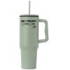 40 oz. Stainless Steel Tumbler with Plastic Liner and Straw Thumbnail