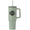 40 oz. Stainless Steel Tumbler with Plastic Liner and Straw Thumbnail
