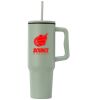 40 oz. Stainless Steel Tumbler with Plastic Liner and Straw Thumbnail