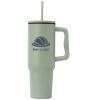40 oz. Stainless Steel Tumbler with Plastic Liner and Straw Thumbnail