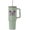40 oz. Stainless Steel Tumbler with Plastic Liner and Straw Thumbnail
