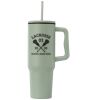 40 oz. Stainless Steel Tumbler with Plastic Liner and Straw Thumbnail