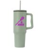 40 oz. Stainless Steel Tumbler with Plastic Liner and Straw Thumbnail