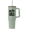 40 oz. Stainless Steel Tumbler with Plastic Liner and Straw Thumbnail