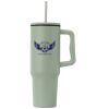 40 oz. Stainless Steel Tumbler with Plastic Liner and Straw Thumbnail