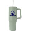 40 oz. Stainless Steel Tumbler with Plastic Liner and Straw Thumbnail