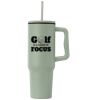 40 oz. Stainless Steel Tumbler with Plastic Liner and Straw Thumbnail