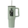 40 oz. Stainless Steel Tumbler with Plastic Liner and Straw Thumbnail