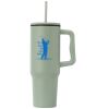 40 oz. Stainless Steel Tumbler with Plastic Liner and Straw Thumbnail