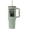 40 oz. Stainless Steel Tumbler with Plastic Liner and Straw Thumbnail