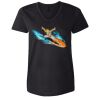 Women's Tagless V-Neck T-Shirt Thumbnail