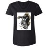 Women's Tagless V-Neck T-Shirt Thumbnail