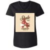 Women's Tagless V-Neck T-Shirt Thumbnail