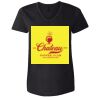 Women's Tagless V-Neck T-Shirt Thumbnail