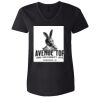 Women's Tagless V-Neck T-Shirt Thumbnail