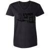 Women's Tagless V-Neck T-Shirt Thumbnail