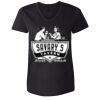 Women's Tagless V-Neck T-Shirt Thumbnail