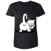 Women's Tagless V-Neck T-Shirt Thumbnail