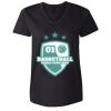 Women's Tagless V-Neck T-Shirt Thumbnail